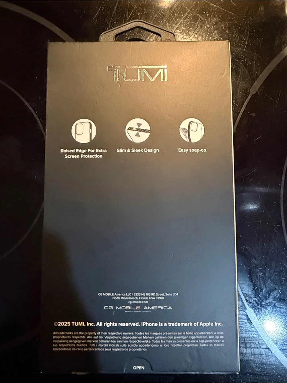 Tumi sleek green